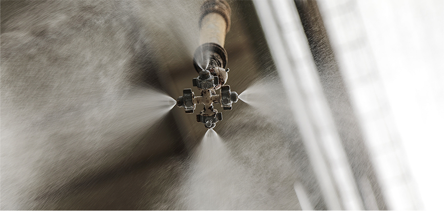 לחץ מים לצינון הפרות ברפת